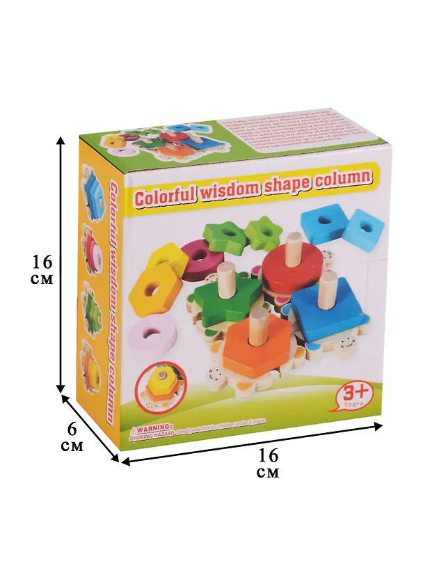Сортер (дерево) 16*16*6см (коробка) 2589973 — 2