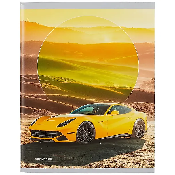 Тетрадь общая «Sports car» в ассортименте, 80 листов в клетку, А5 - Listoff 259583 — 4