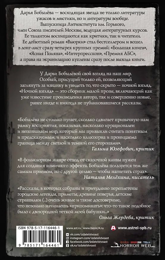 Книга Самая страшная книга. Ночной взгляд (Дарья Бобылева) — 2