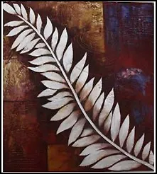 Картина-репродукция без рамки Папоротник... (21162) (60х60) 2313368