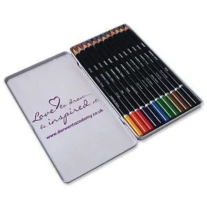 Набор цветных карандашей Academy 12цв в метал.упак