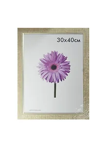 Фоторамка пластик 30*40 "Nina" серебряная, 100 рамок