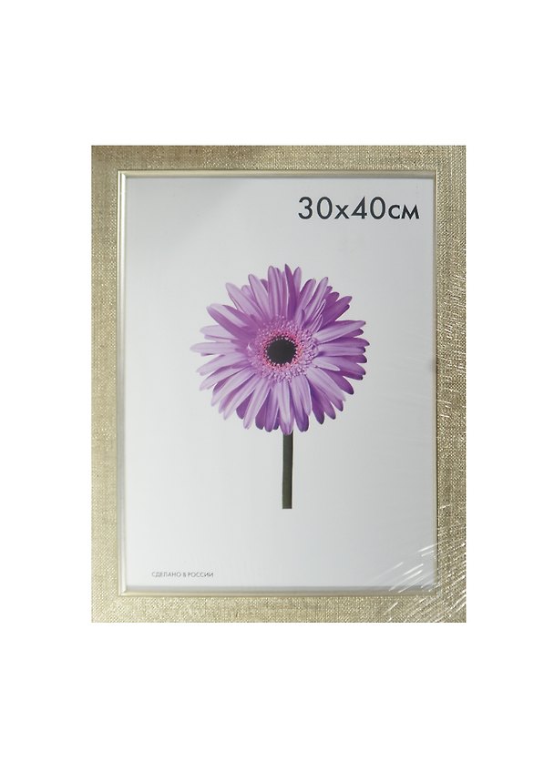 Фоторамка пластик 30*40 "Nina" серебряная, 100 рамок 235339 — 1