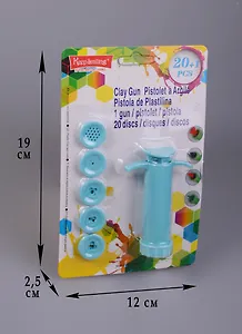 Пистолет для теста с насадками, 20 шт. (11-21657-TS-201)