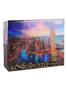 Пазл Ночной Дубай Konigspuzzle 1000 элементов ГИК1000-8244