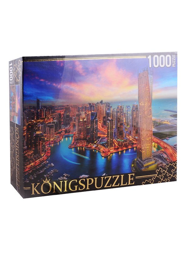 Пазл Ночной Дубай Konigspuzzle 1000 элементов ГИК1000-8244 2794768 — 1