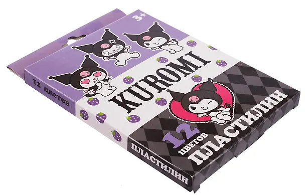 Пластилин 12 цветов 240г "Kuromi" 3047443 — 2