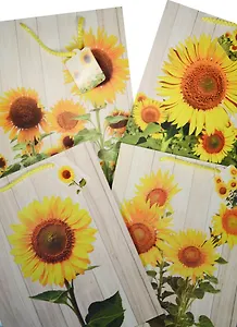 Пакет подарочный бумажный А4 26*32*12.5 "Sunflower", жен., мат. ламинат, Kairui