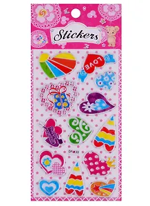 Наклейки ПВХ Сердца DF-139