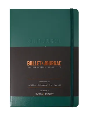 Книга для записей A5 103л "Bullet Journal" тв.обл., цвет Green23 (зеленый), Leuchtturm1917 3119780