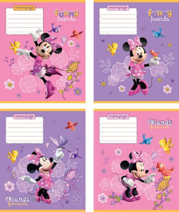 Тетрадь 12л кл. "Mickey Mouse Club House for girls", Disney 228193 — 1