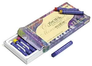 Пастель масляная 12цв "Московская палитра" d=6мм, к/к, Гамма