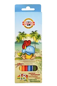 Карандаши цветные Koh-I-Noor, Birds, 18 цветов