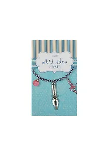 Кулоны в асс.2 Подвеска Ручка-перо серебро (QA 4838) (14021209) (упаковка)