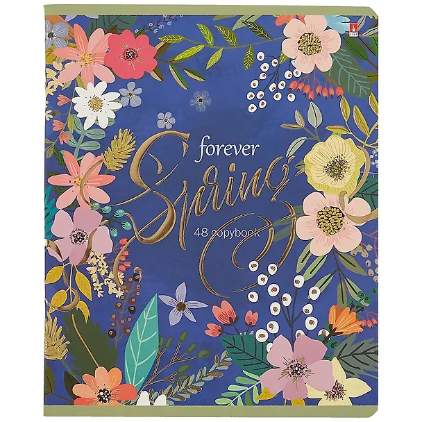 Тетрадь общая «Весна. Forever» в ассортименте, 48 листов в клетку, A5 - Альт 251042 — 5