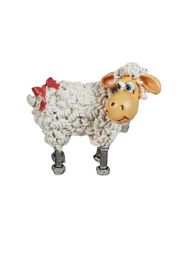 Фигурка Овечка с бантом (8,5см) (450-436) (Авангард) 2424342 — 1