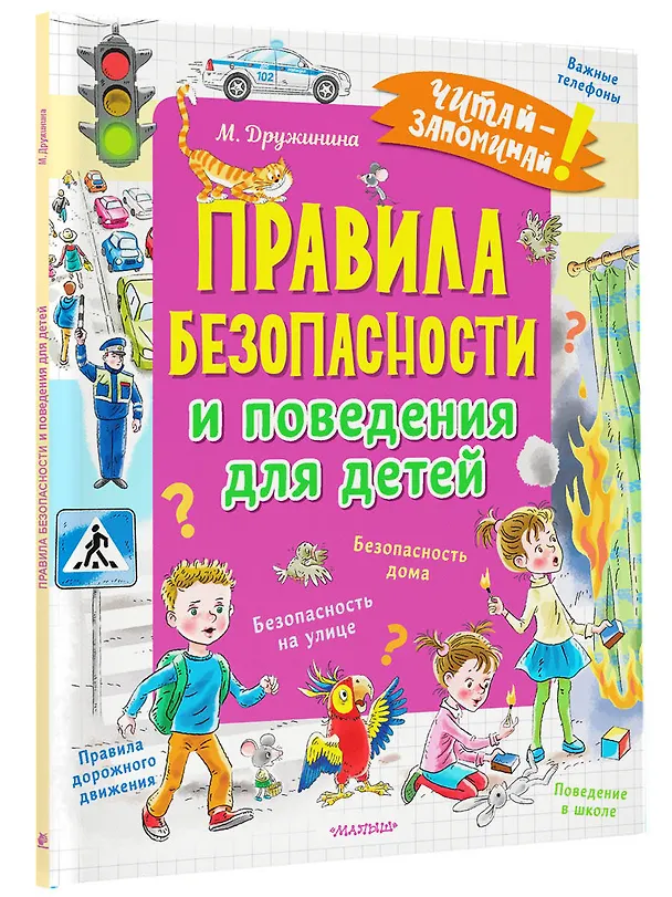 Книга Правила безопасности и поведения для детей (Марина Дружинина) — 4