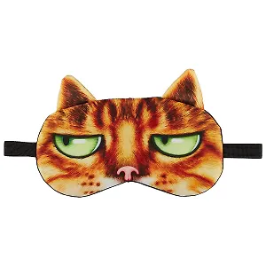 Маска для сна Кот рыжий (фотопринт) (пакет)
