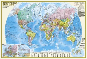 Книга Политическая карта мира А0 (в новых границах) ()