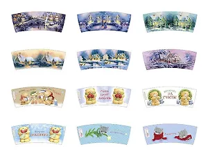 Сувенир, Арт-Дизайн, Кружка Юмор Новый Год керамика h=9(8,5) d=9(8,5)см в ассортименте