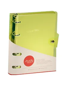 Тетрадь на кольцах в клетку InFolio, Neon, 120 листов, в ассортименте