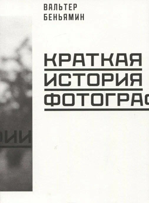 Вальтер Беньямин Краткая история фотографии