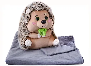 Мягкая игрушка "Ежик с пледом" 2953907