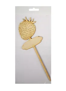 Украшение на шпажке Клубника (162572) (83х218х3мм)