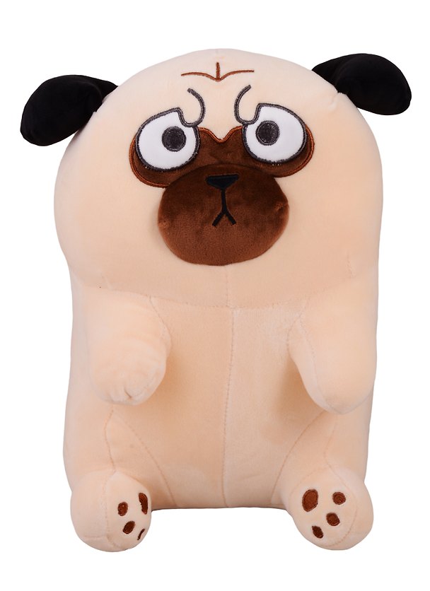 Мягкая игрушка, Мопс-толстяк (35х25) 2777607 — 1