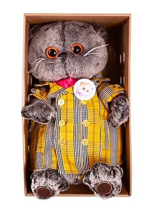 Игрушка мягкая Budi Basa, Басик в двубортном плаще Ks30-157 2824098