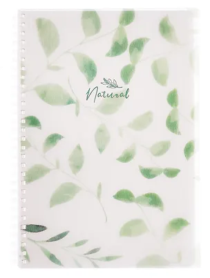 Тетрадь B5 80 листов, клетка, "Natural leaves" 3103533