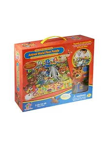 Макси-паззл Animal World Floor Puzzle (11052101) (3+) (чемоданчик)