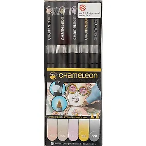 Маркеры Chameleon, «Pastel tones», 5 штук