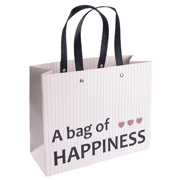 Пакет А4 24,5*19,5*9,5 "A bag of happiness" нейтр., бум.мат.ламинат 3104070 — 1