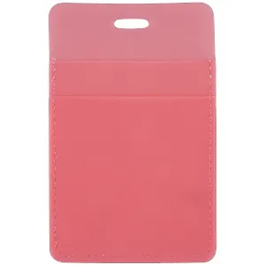 Обложка для проездного билета "Solo", пластик, розовая