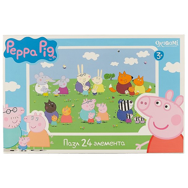 Пазл «Peppa Pig» 24 элемента, Origami 2489045 — 1
