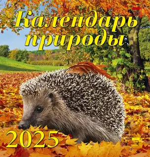 Календарь 2025г 160*170 "Календарь природы" настенный, на скрепке — 3053380 — 1