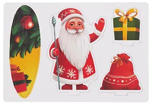 Мягкий 3D-конструктор. Дед Мороз