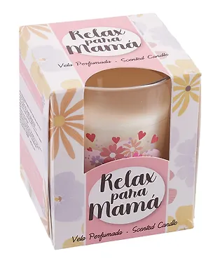 Свеча ароматическая в стакане Relax mama Florecer (120г) (коробка) 3113626