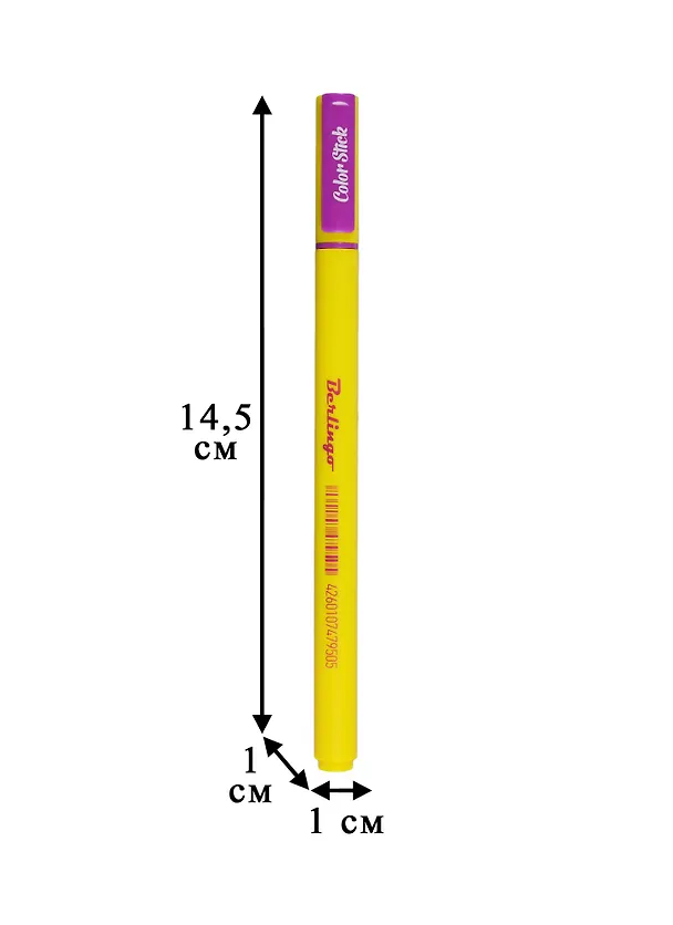 Гелевая ручка черная 0,5 мм, Color Stick, Berlingo, в ассортименте 245960 — 3