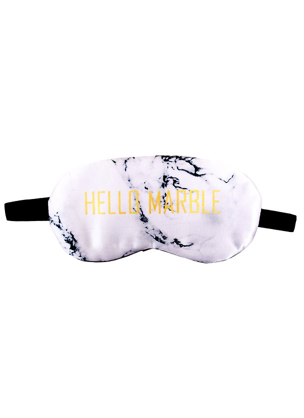 Маска для сна «Мрамор серый. Hello marble» 2814618 — 1