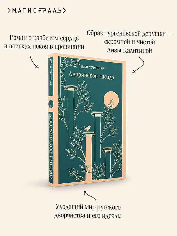 Книга Дворянское гнездо (Иван Тургенев) — 8