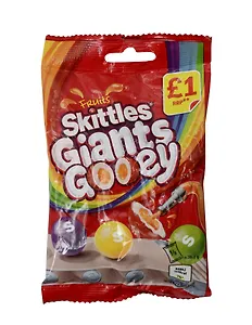 Жевательные конфеты Skittles Giants GOOEY, 109г