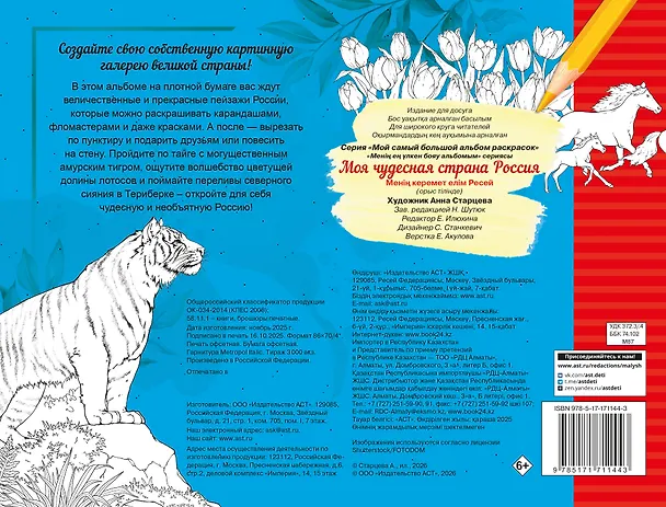 Книга Моя чудесная страна Россия () — 2