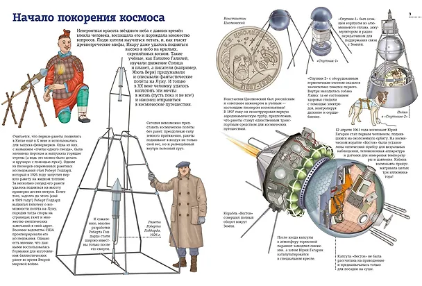 Книга Человек и космос. Атлас покорения Вселенной (Иллария Барсотти) — 10