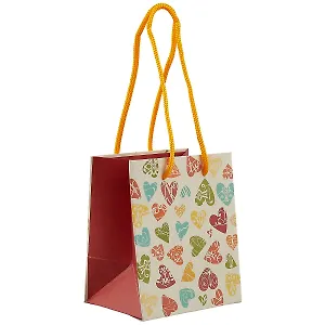 Подарочный пакет «Ажурные сердца», А6