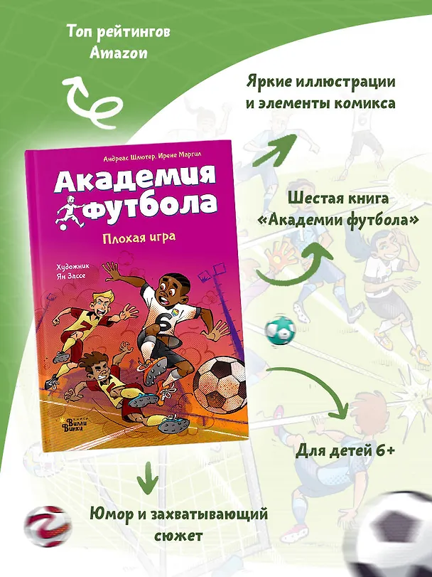 Книга Академия футбола. Плохая игра (Андреас Шлютер, Ирене Маргил) — 4