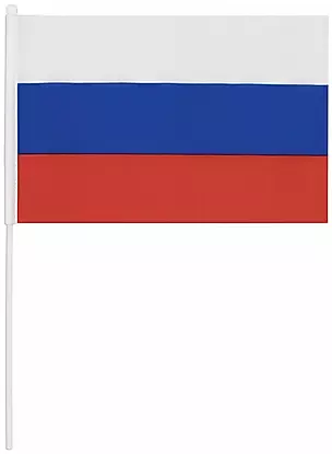 Флаг России ручной, полотно 30*45 см, подвес — 2978803 — 1