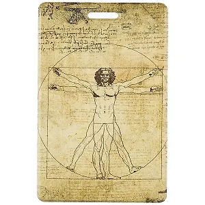 Чехол для карточек Леонардо да Винчи Витрувианский человек (ДГ2021-292)