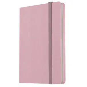 Записная книжка А7 80л лин. "Joy Book. Розовая вуаль" иск.кожа, тонир.блок, скругл.углы, ляссе, резинка, карман на задн.форзаце 3075568